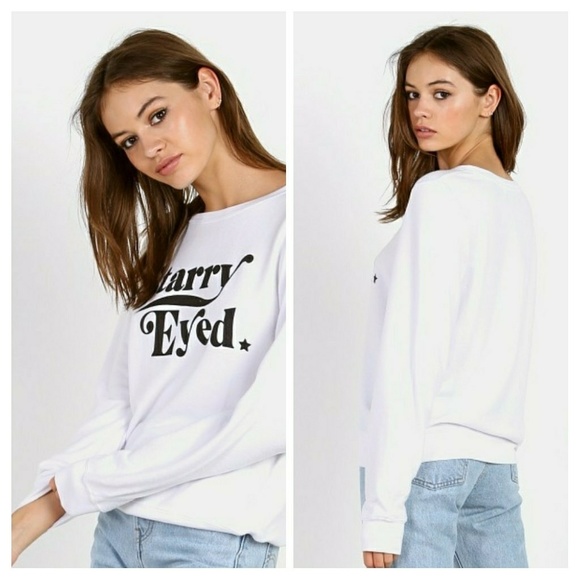 WILDFOX Starry Eyed Baggy Beach Sweathshirt - Picture 2 of 8